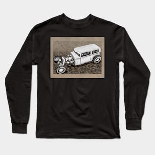 Traditional Styled Hot Rod Sedan Long Sleeve T-Shirt